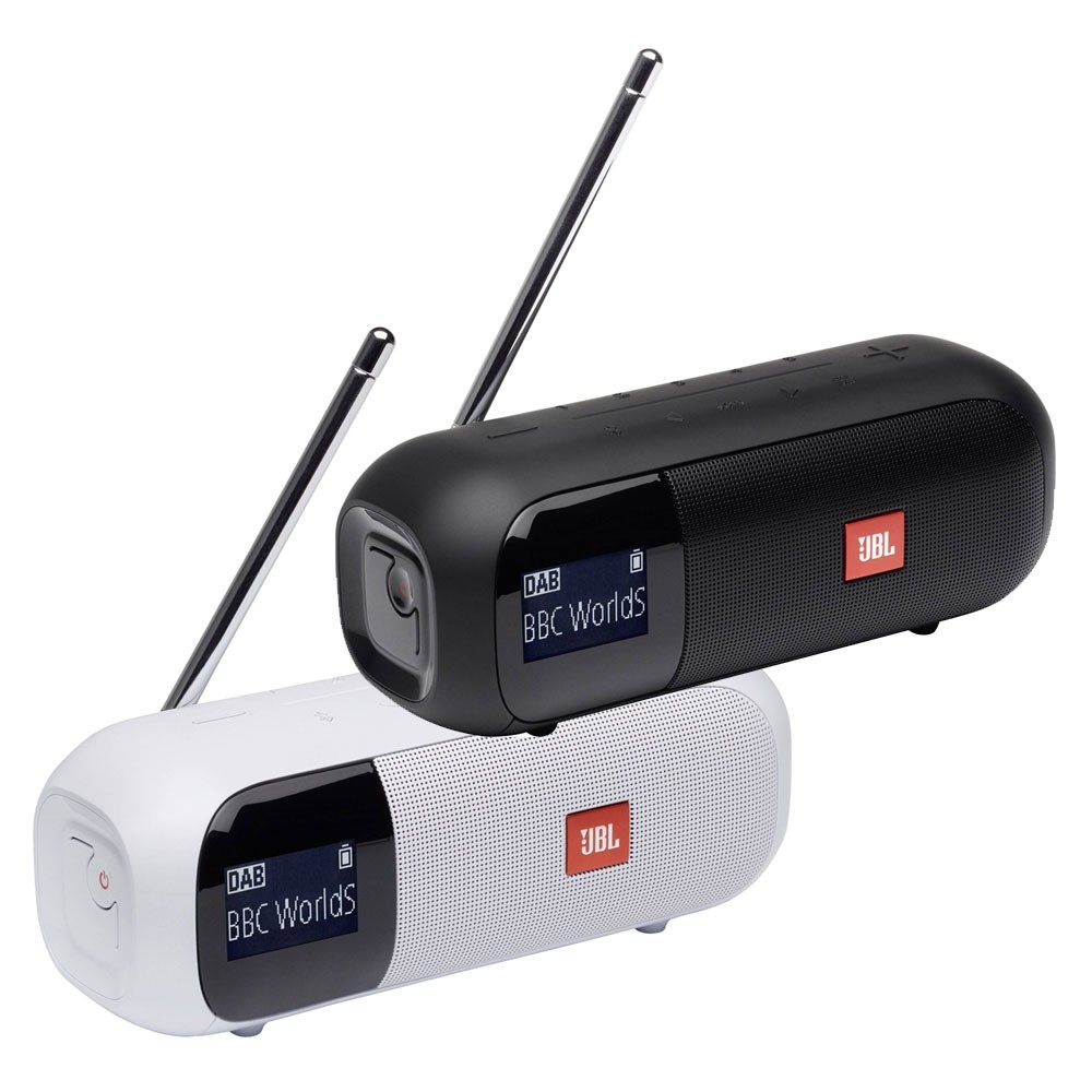 Vermelden Avonturier Samengesteld JBL TUNER 2 Bluetooth Speaker With FM / DAB / DAB + Radio - Loudspeaker -  GeaTech Store Colore Bianco